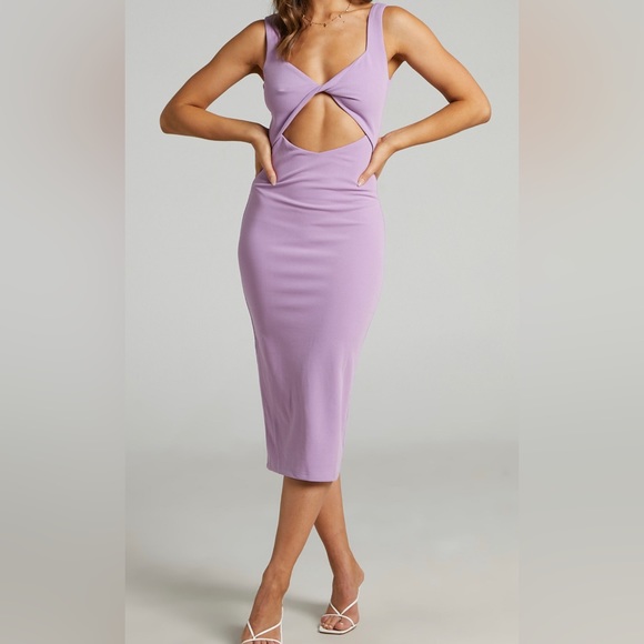 Showpo. Dresses & Skirts - Showpo purple mid length dress